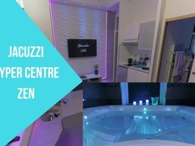 Studio design, 1 chambre, avec jacuzzi