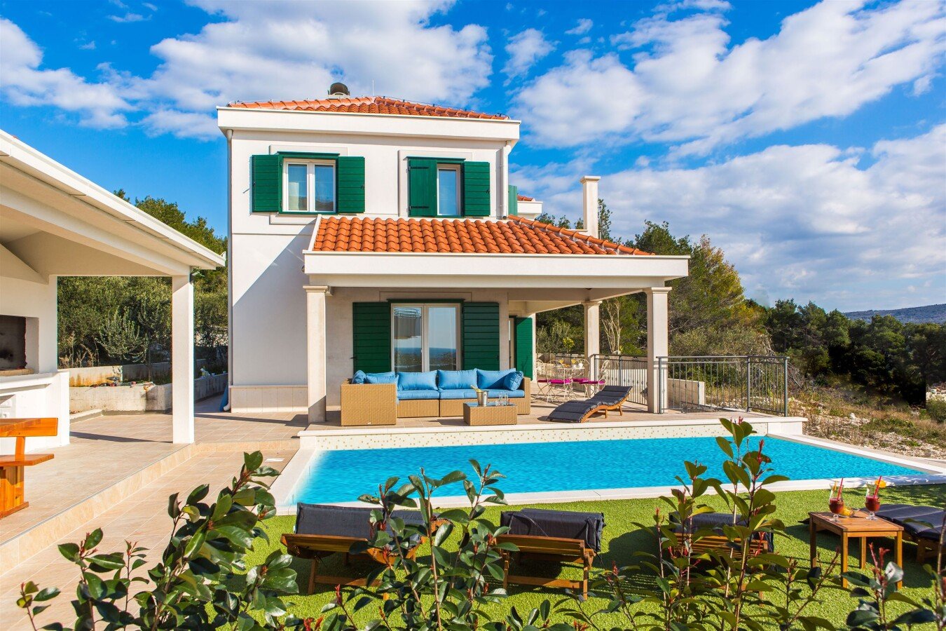 Ferienhaus 4 Schlafzimmer, mit Meerblick