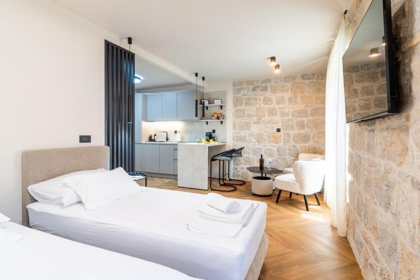 Wohnung 2 Gäste, mit Klimaanlage