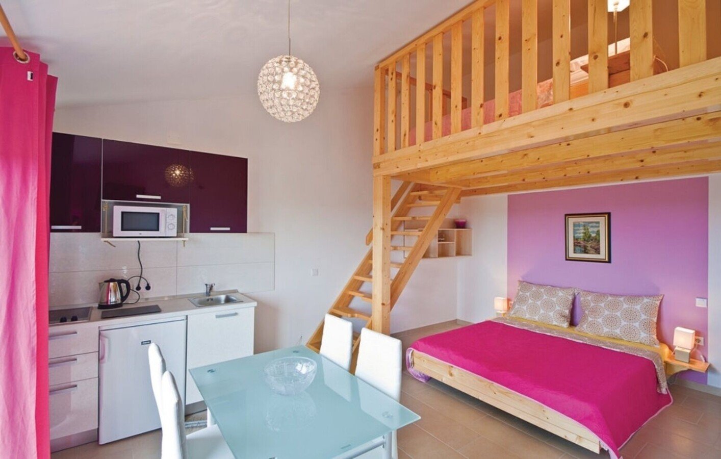 Wohnung 3 Gäste, mit Klimaanlage