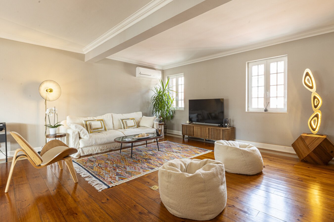 Apartment 3 bedrooms, with fireplace