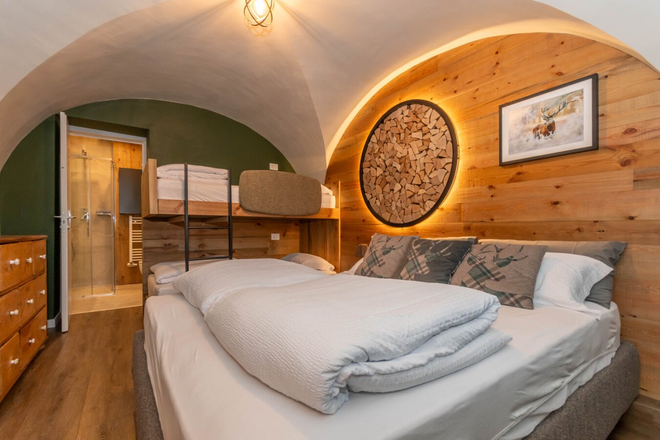 Wohnung 2 Schlafzimmer, mit Sauna