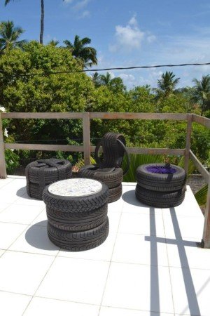 Hospedagem 1 quarto, com jardim