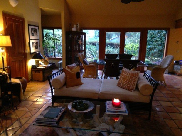 Room 2 guests, with garden