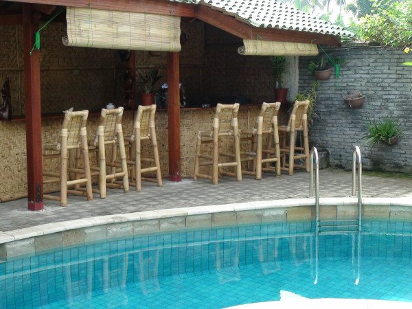 Room 12 guests, with pool