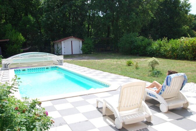 Chambre 2 voyageurs, avec piscine