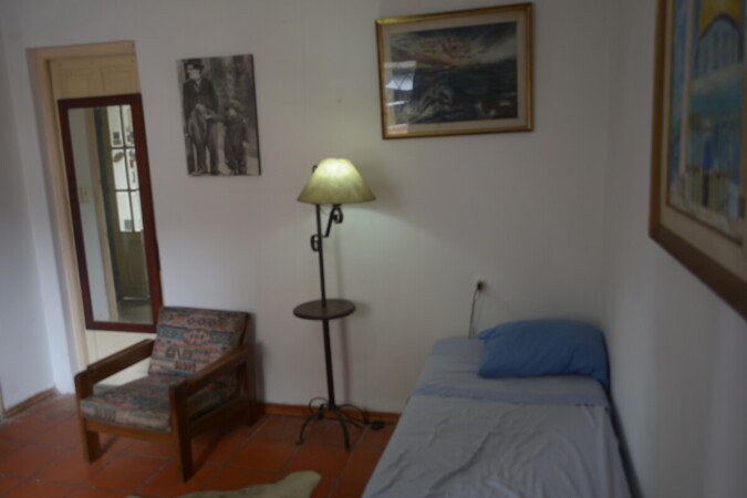 Chambre 1 voyageur, avec piscine