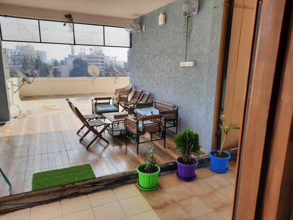 Chambre 5 voyageurs, avec jardin