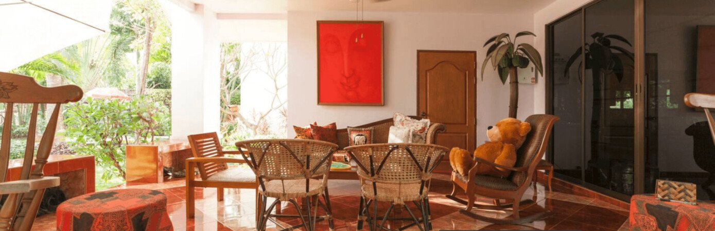 Chambre 5 voyageurs, avec piscine