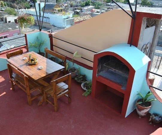 Chambre 4 voyageurs, avec jardin