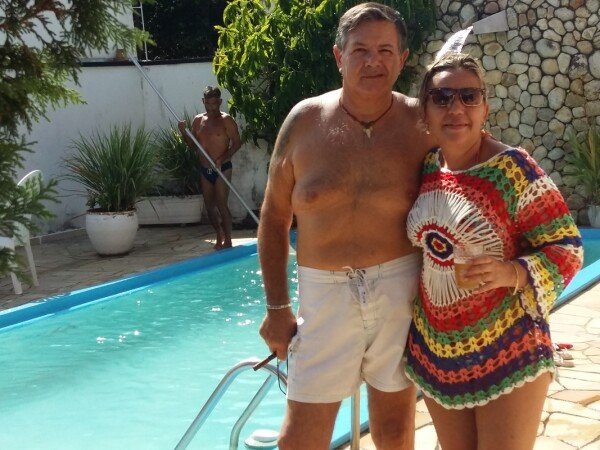 Room 2 guests, with pool