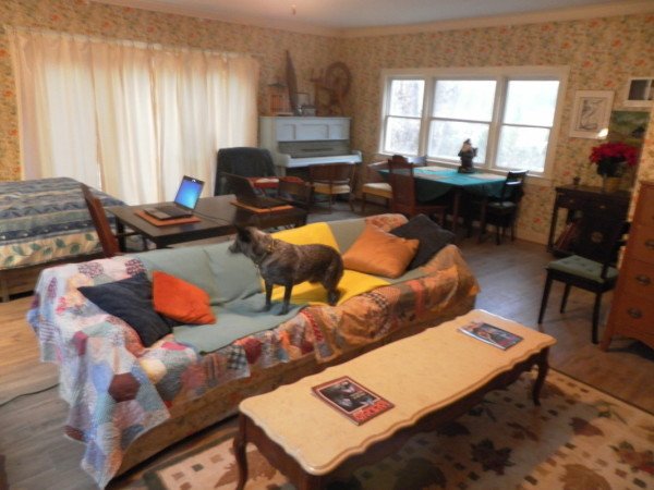 Room 2 guests, with garden