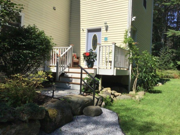 Room 2 guests, with garden