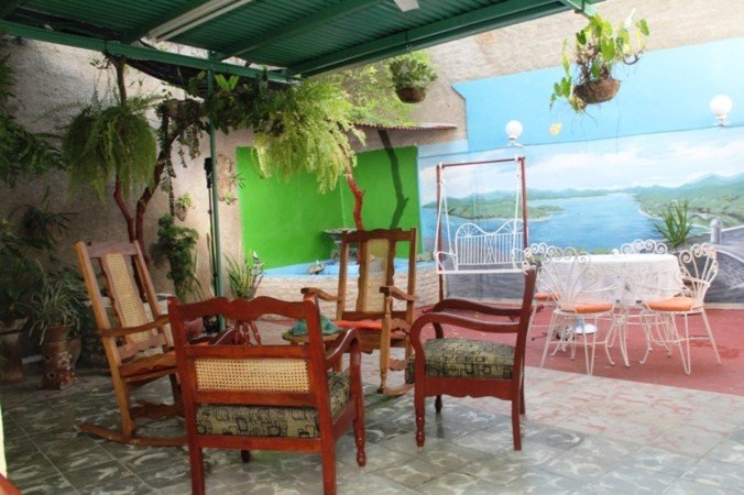 Chambre 5 voyageurs, avec jardin