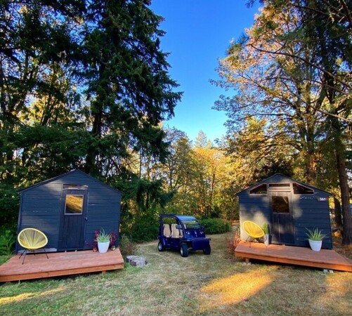 Room 10 guests, with garden