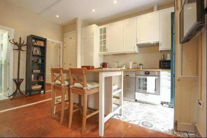 Apartamento 1 habitación, con aire acondicionado