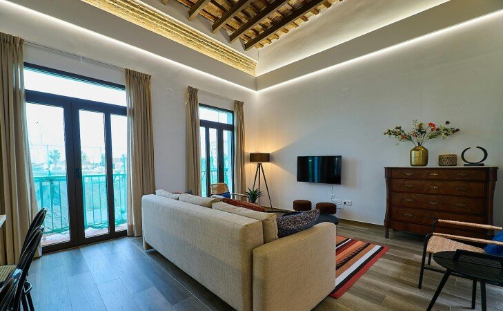 Apartamento 2 habitaciones, con aire acondicionado