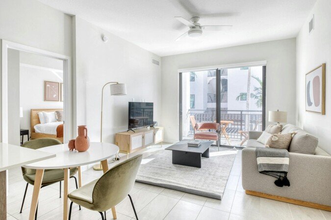 Apartamento 2 habitaciones, con aire acondicionado