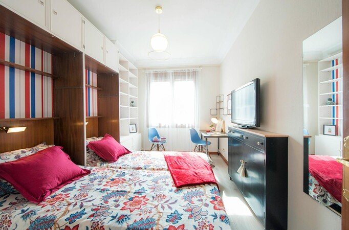 Habitación 2 huéspedes, con aire acondicionado