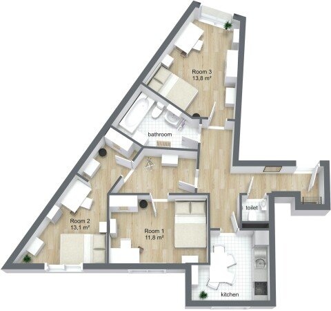 Camera 1 ospite, con wifi