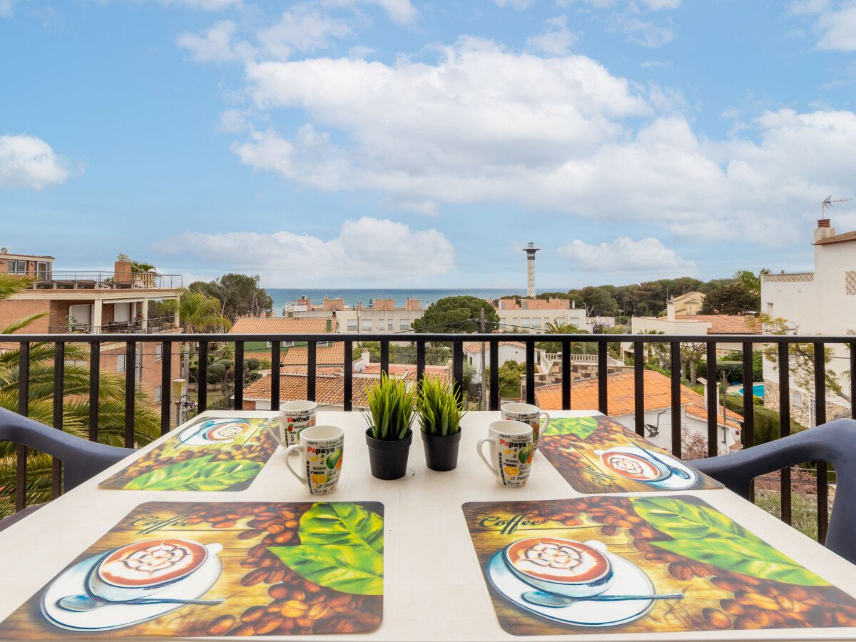 Appartement confortable, 2 chambres, avec vue sur mer