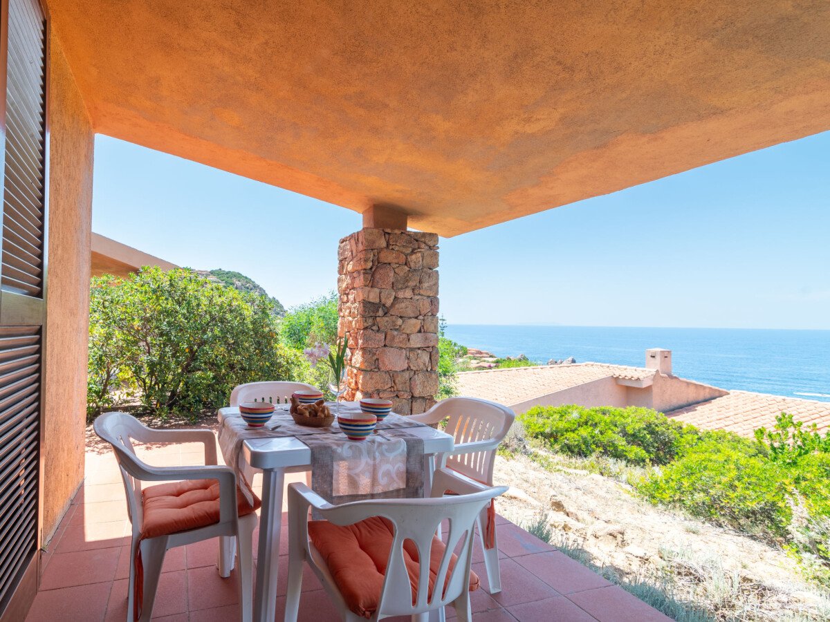 Casa 1 camera, con vista mare