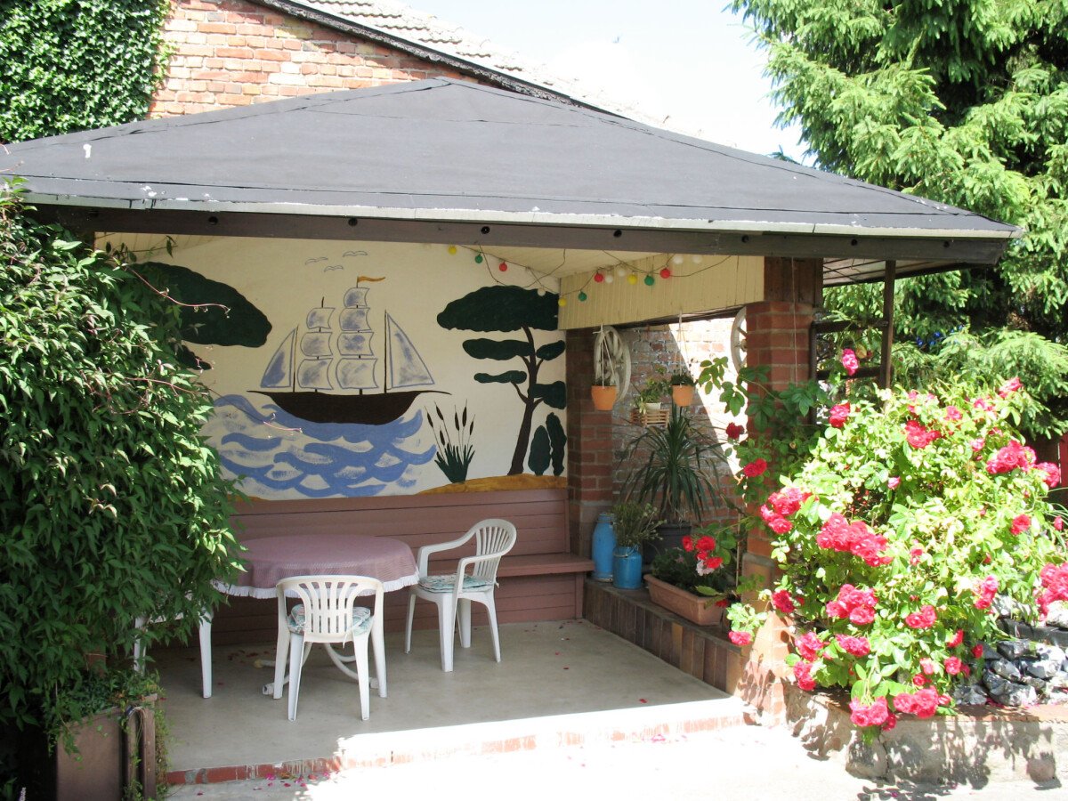 Ferienhaus 1 Schlafzimmer, mit Garten