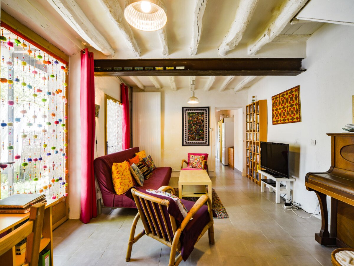 Maison de campagne 2 chambres, avec jardin