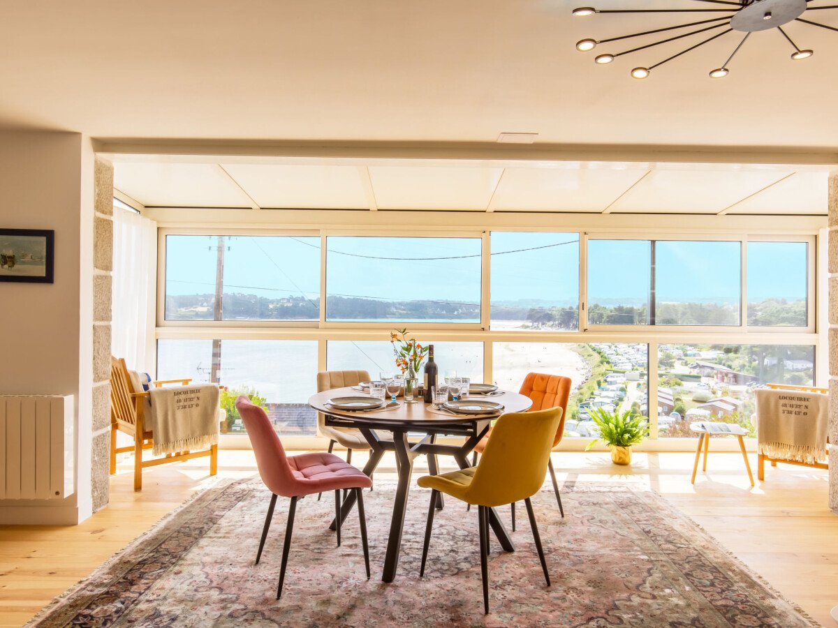 Maison de campagne confortable, 2 chambres, avec vue sur mer