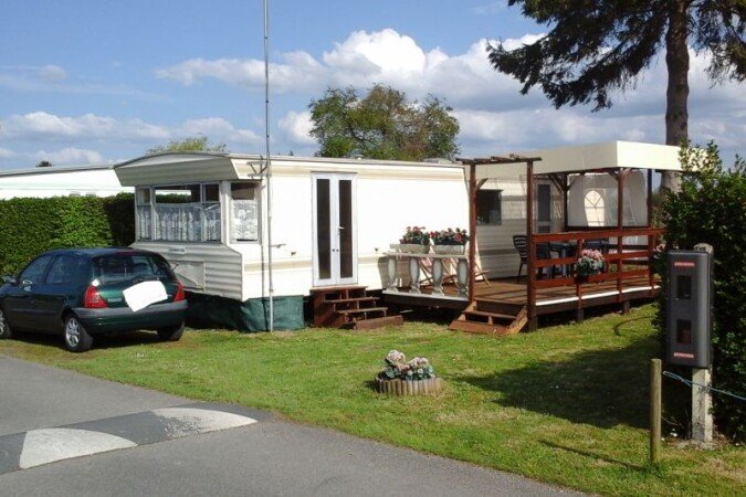 Mobil home 2 chambres, avec piscine
