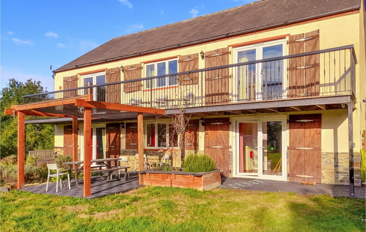 Grange authentique, 4 chambres, avec jardin