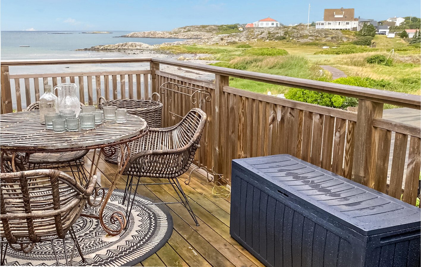 Maison de campagne confortable, 3 chambres, avec vue sur mer