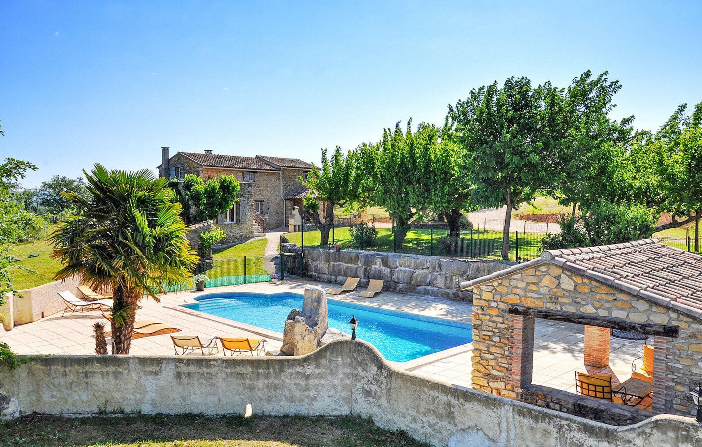 Maison de campagne romantique, 5 chambres, avec piscine