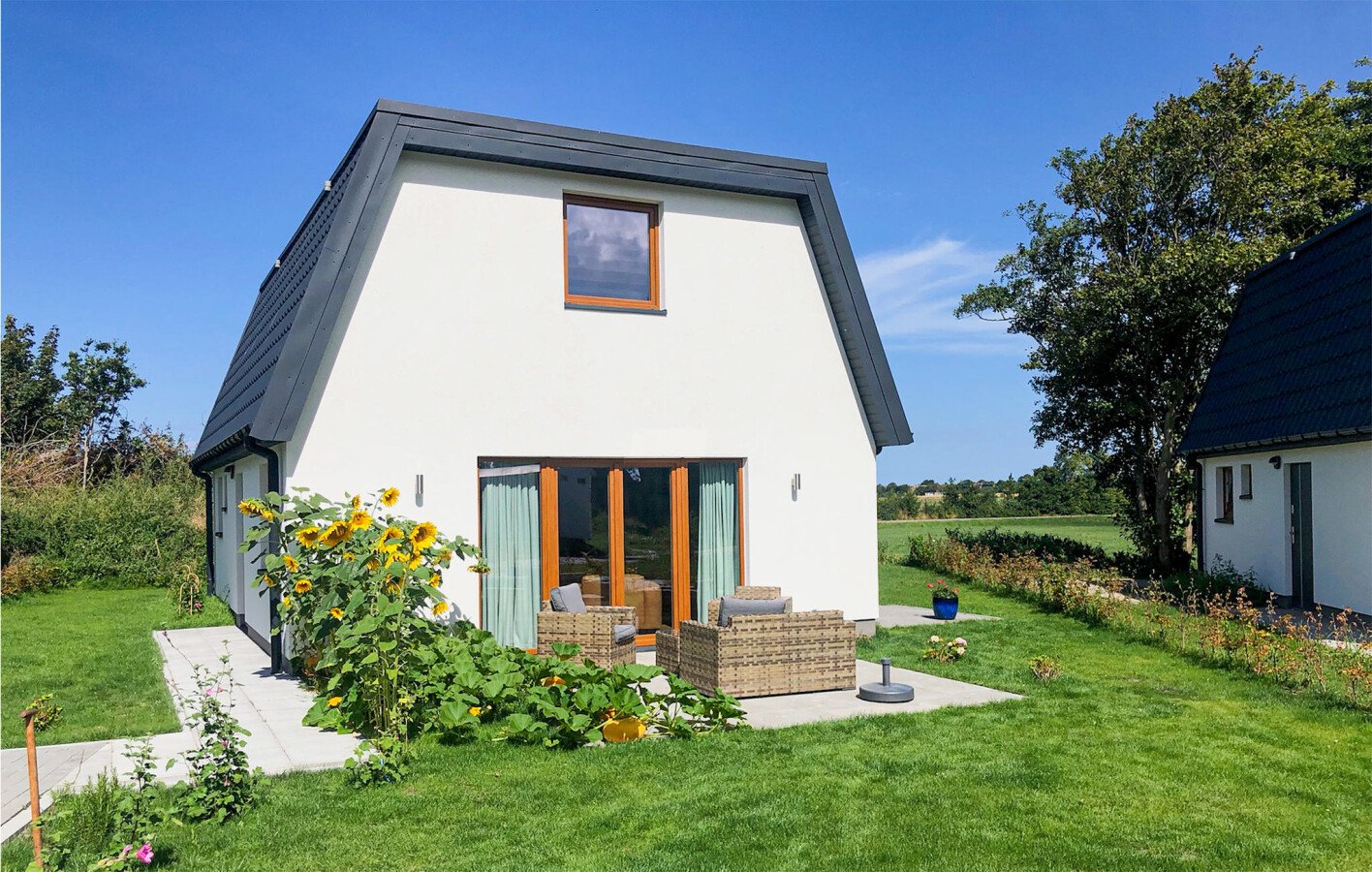 Ferienhaus 3 Schlafzimmer, mit Garten