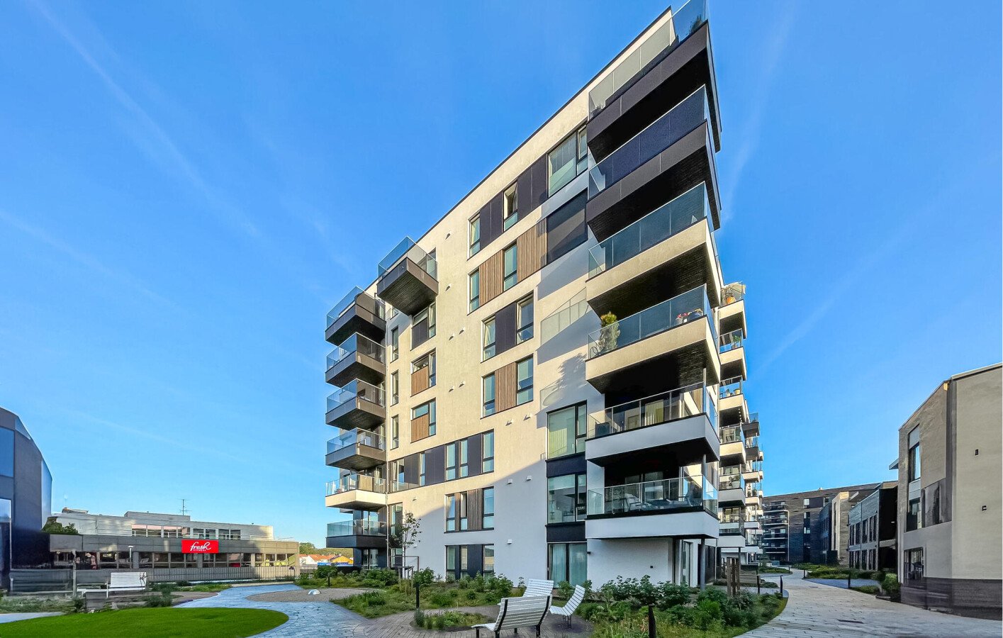 Appartement moderne, 2 chambres, avec vue sur mer