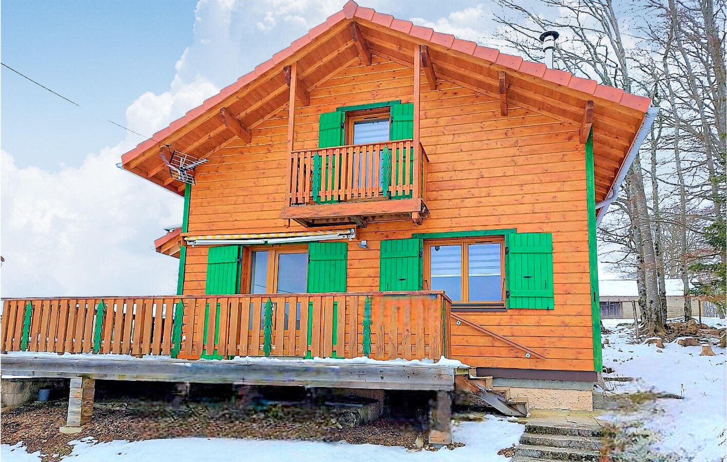 Ferienhaus 3 Schlafzimmer, mit Kamin