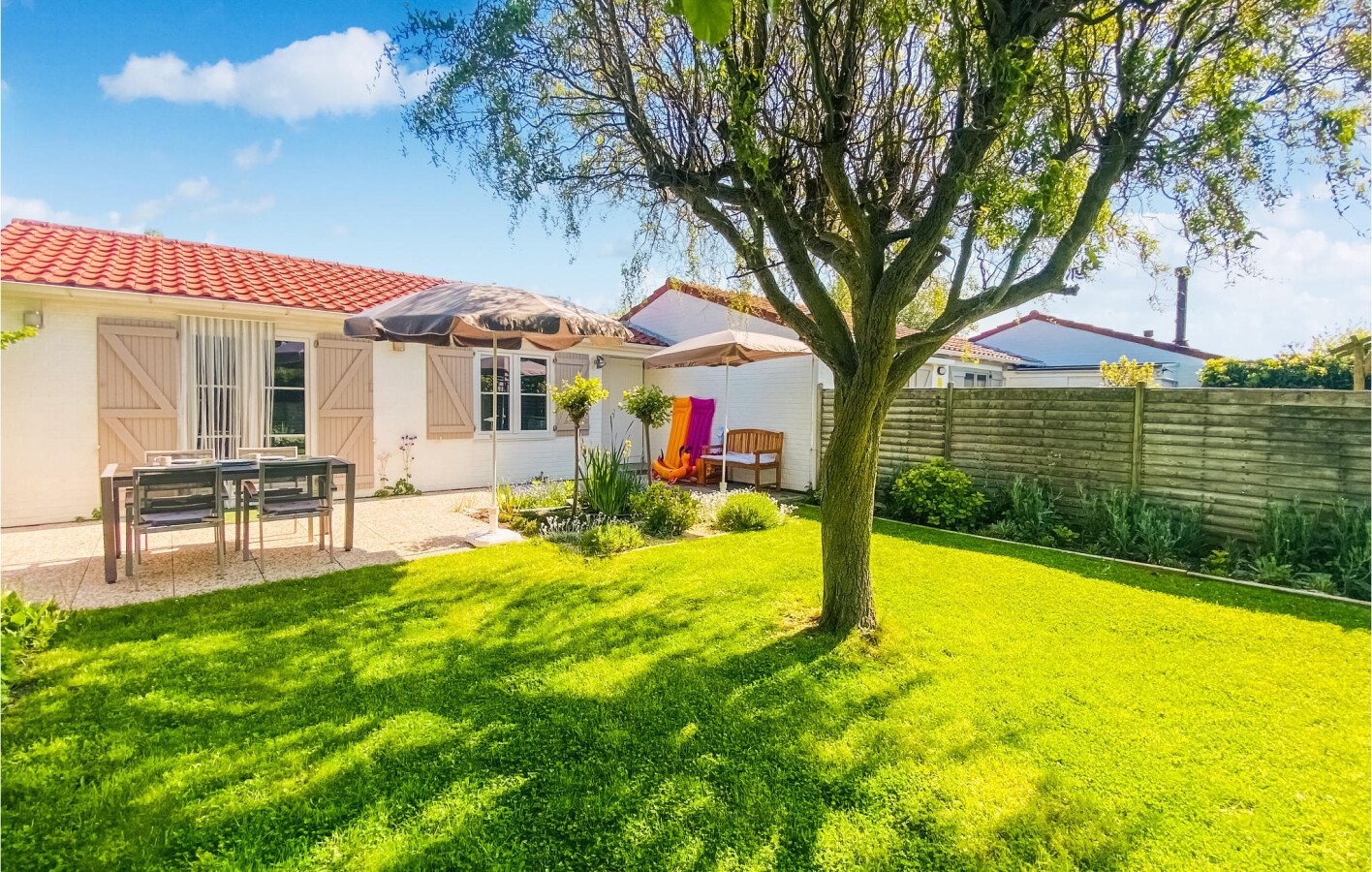 Maison de campagne confortable, 2 chambres, avec vue sur mer