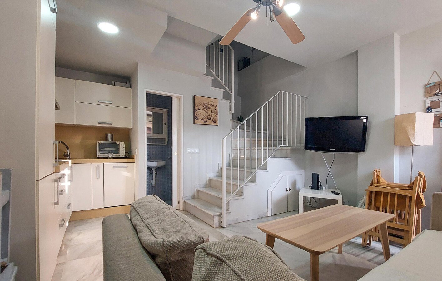 Casa 2 habitaciones, con aire acondicionado