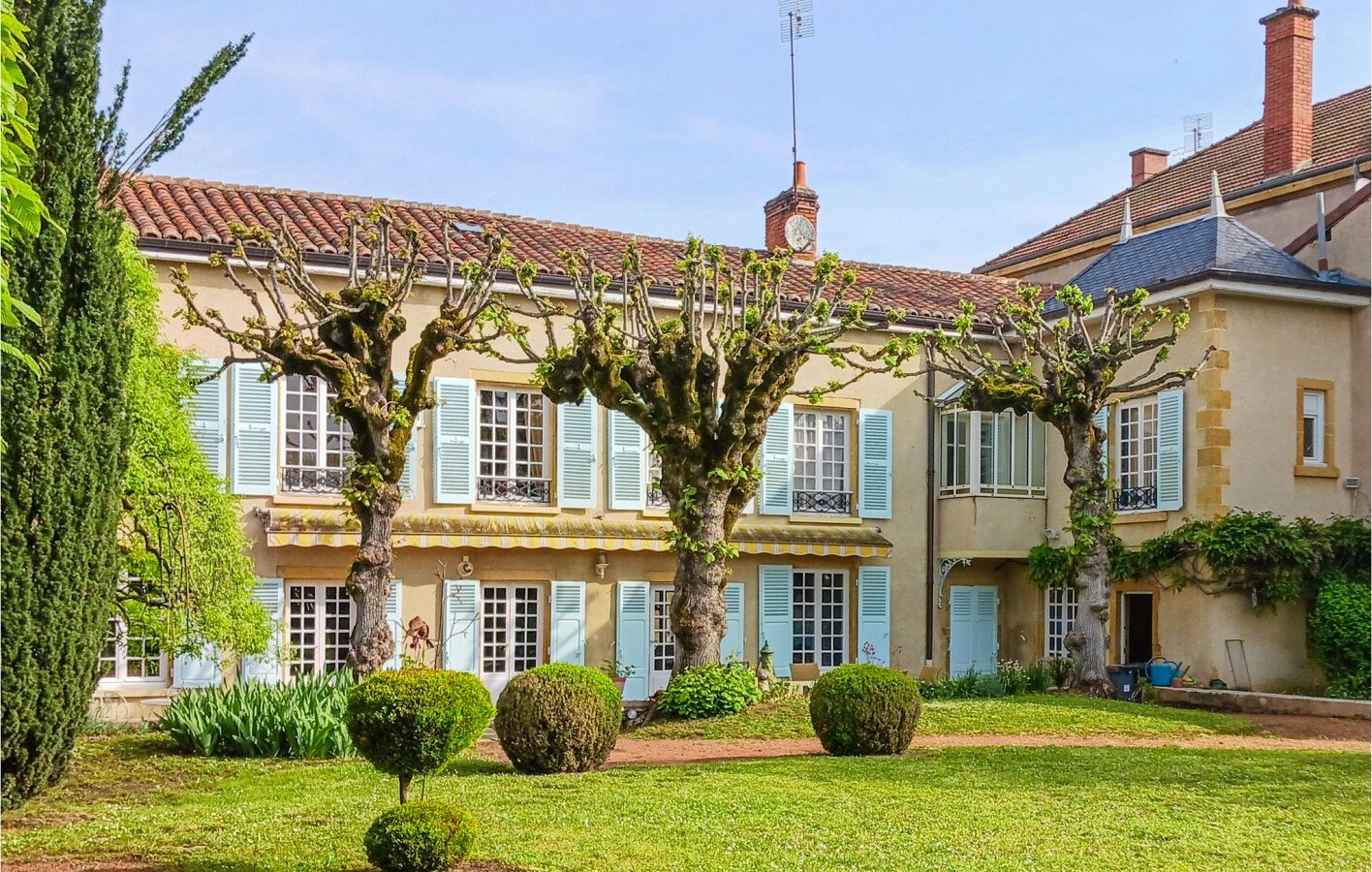 Maison de campagne authentique, 7 chambres, avec salle de sport