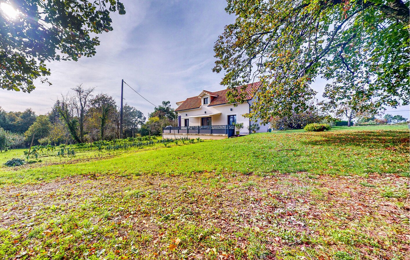 Maison de campagne moderne, 4 chambres, avec jardin