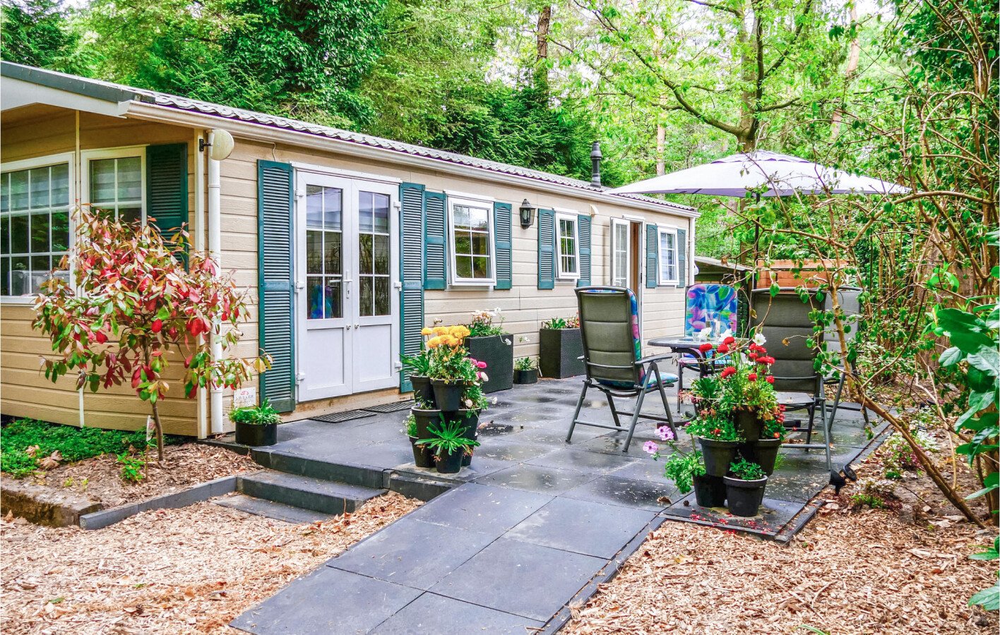 Huis 2 slaapkamers, met tuin