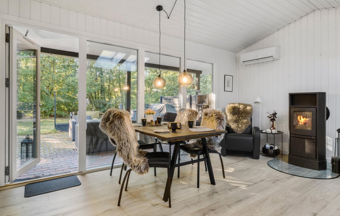 Ferienhaus 2 Schlafzimmer, mit Kamin