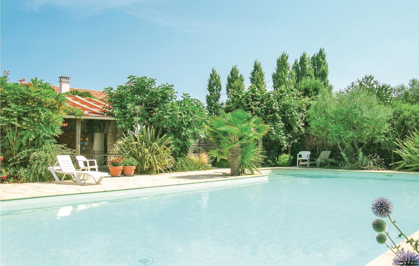 Maison de campagne chic, 3 chambres, avec piscine