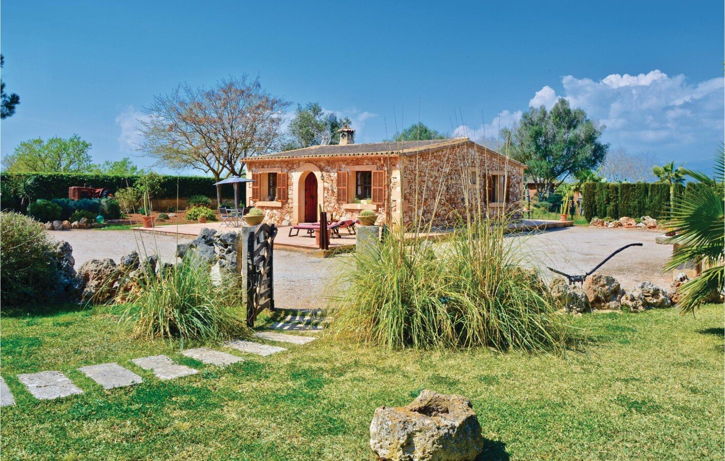 Casa 2 habitaciones, con chimenea