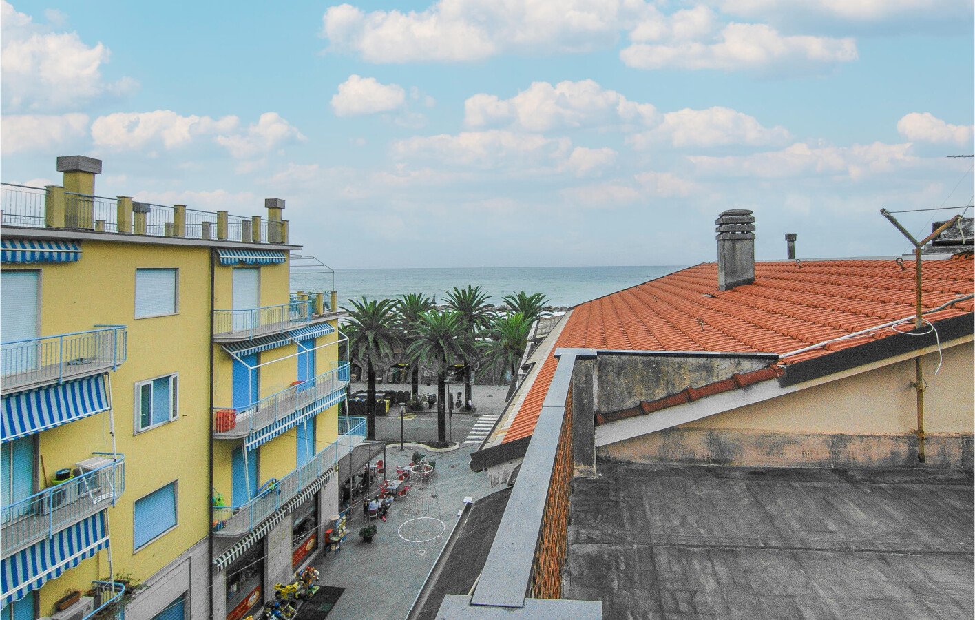 Appartamento 2 camere, con vista mare