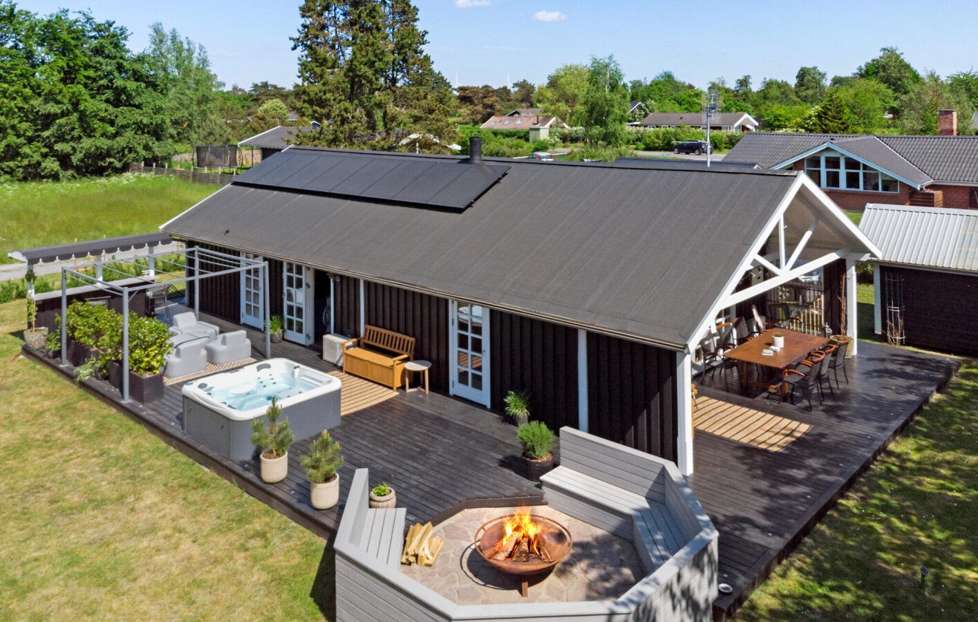 Ferienhaus 3 Schlafzimmer, mit Garten