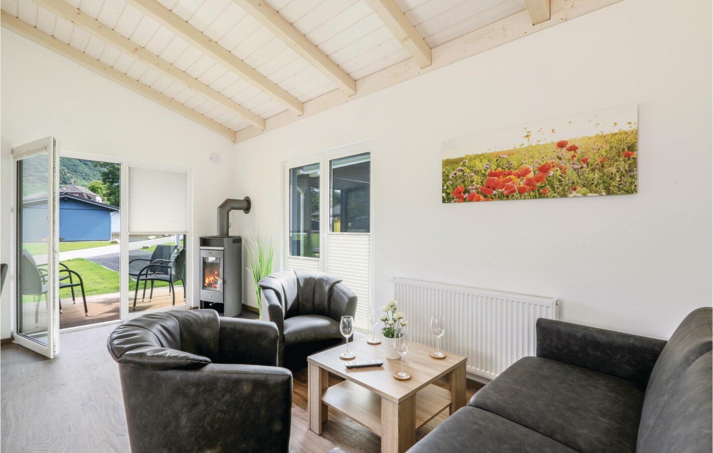 Ferienhaus 2 Schlafzimmer, mit Kamin