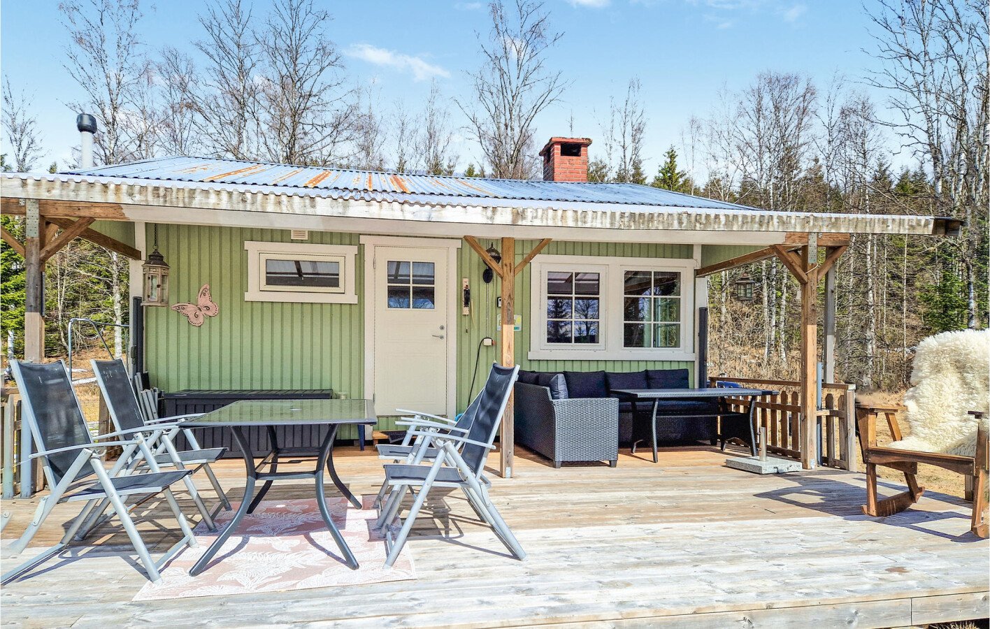 Maison de campagne confortable, 2 chambres, avec vue sur mer