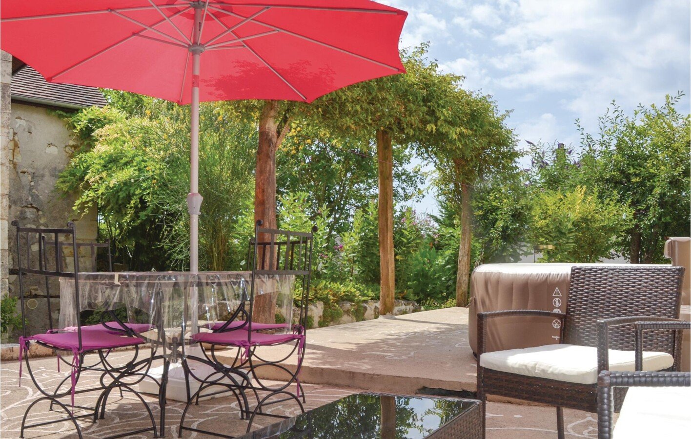 Maison de campagne de charme, 4 chambres, avec jardin