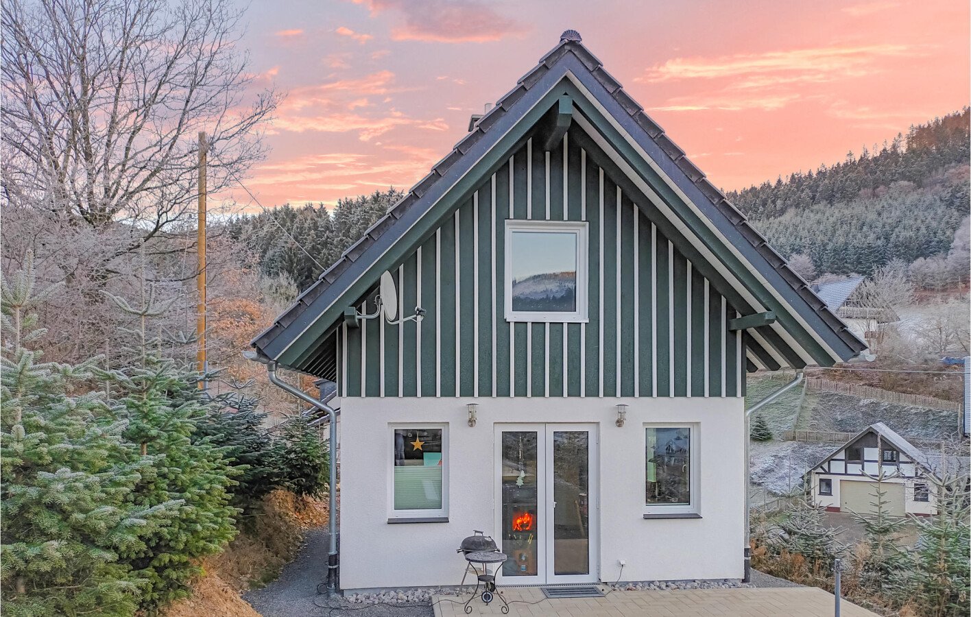 Ferienhaus 3 Schlafzimmer, mit Kamin